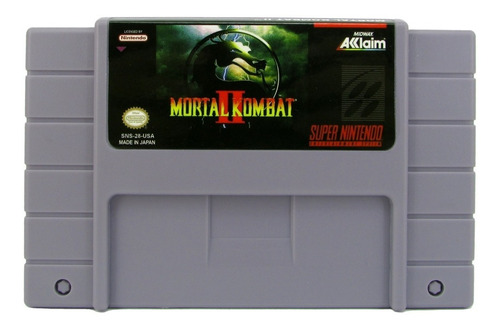 Cartucho Mortal Kombat 2 Super Nintendo Snes