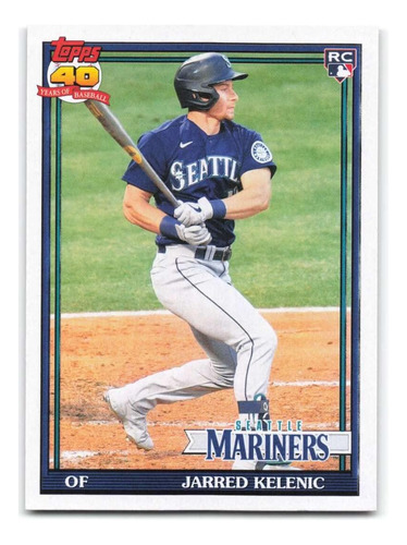 2021 Topps Archives 191 Jarred Kelenic Nm-mt Rc Rookie Marin