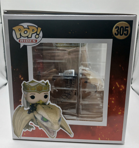Funko Pop Queen Rhaenyra With Syrax 305 Game Of Thrones (Usado)