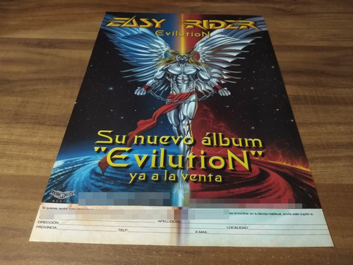 (pd547) Publicidad Easy Rider * Evilution * 2000 (Usado)