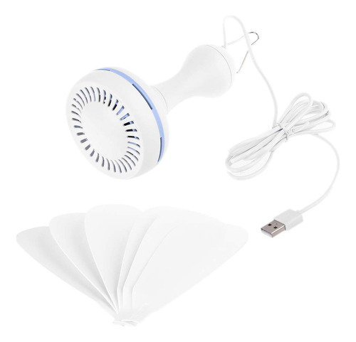 Ventilador Techo Usb Dc 5 V Mini Portatil Para Acampar Cama