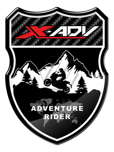 Adhesivo 3d Para Honda Xadv 150 300 750 Adventure Rider Adve