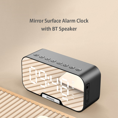 Alto-falante De Despertador Duplo. Clock Fm Radio Levels Ala