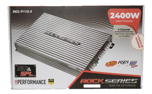 Imagen 2 de 10 de Amplificador Rock Series De 4 Canales Rks-p110.4