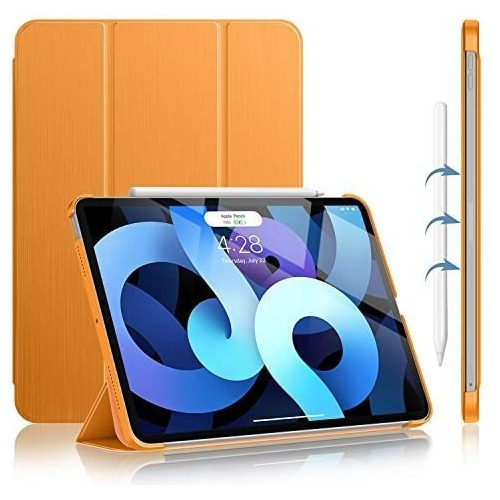 Funda Plegable De Color Naranja Compatible Con iPad Air 5