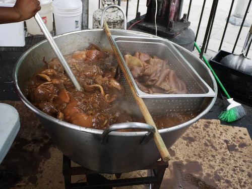 Cazo Para Carnitas De Acero Inoxidable Grande #87 Resistente Gris