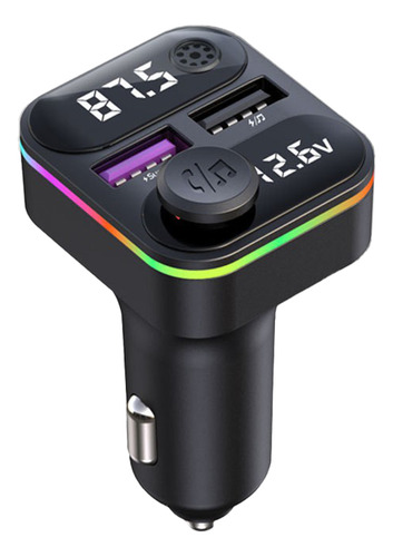 Transmisor Bluetooth Fm De Auto Manos Libres Cargador 2 Usb Bluetooth Auto Adaptador Bluetooth Cargador para Carro