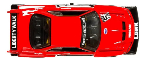 Hot Wheels Liberty Walk Er34 Nissan Skyline Color Rojo