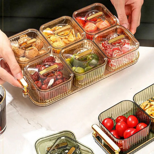 Bandeja Para Aperitivos De 6 Divisiones