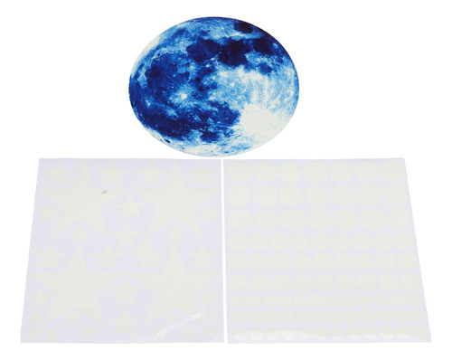 Adhesivos De Pared Luminosos Azules Que Brillan En La Oscuri