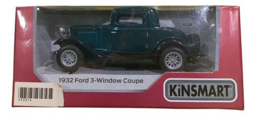 Kinsmart Ford 3-window Coupe 1932 Escala 1:35 (aprox 12 Cm)