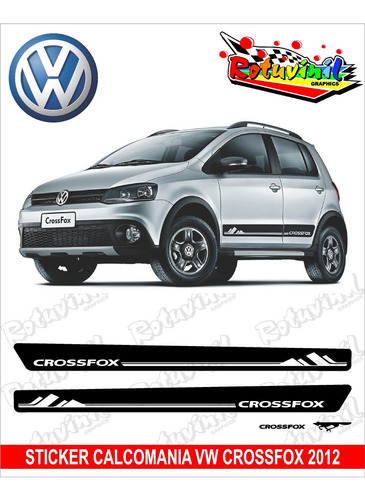 Kit Sticker Calcomania Vw Crossfox 2012 Envio Gratis