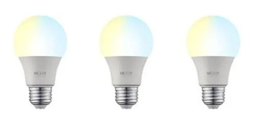 Pack De 3 Lamparas Led Fría O Cálida Nexxt Smart Nhb-w120 