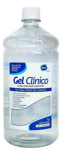 Gel Condutor Clínico Incolor para Ultrassom Tens Fes 1kg
