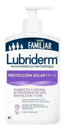 Crema Protectora De Piel Con Filtro Uv  Lubriderm® 2019