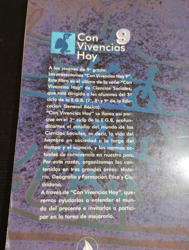 Ciencias Sociales 9. Ed Harla. Olivos (Usado)