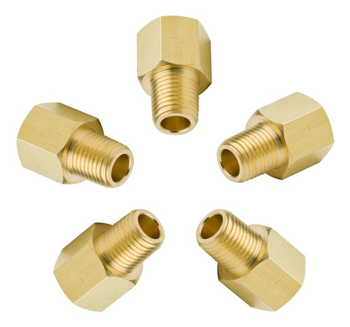 Adaptador De Tubería De Latón 3/8  Npt Hembra X 1/4  ...