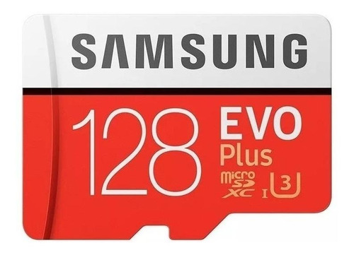 Cartão de memória Samsung MB-MC128GA/EU  Evo Plus com adaptador SD 128GB