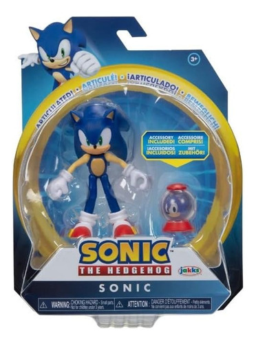 Sonic Figura De Accion - The Hedgehog 11 Cm Jakks - E.full