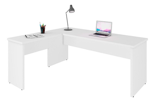 Mesa De Canto Em L Para Escritório 140x150cm Tampo Dgwt
