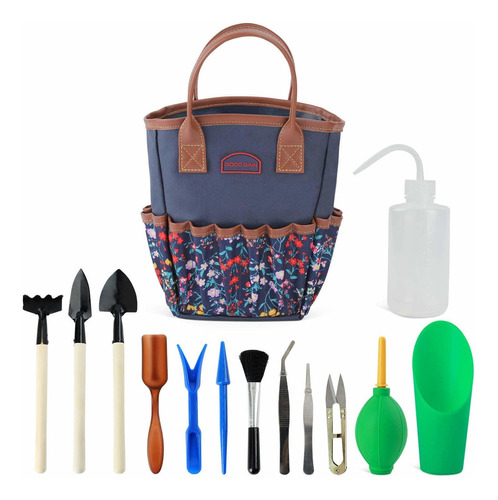 Kit De Suculentas De Jardín Con Bolsa Organizadora, Mini