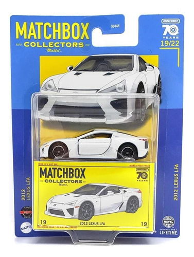 Matchbox Collectors 1:64 2024 Carro Mattel 2012 Lexus Lfa