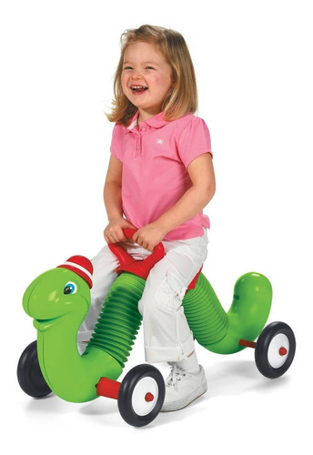 Montable Radio Flyer Inchworm Ride-on Verde Y Azul