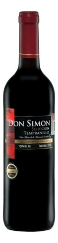 Vino Tinto Don Simon Tempranillo 750 Ml - 12 Pack