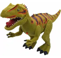 Comprar Dinosaurio Rex Camina Ruge Luz Pila Sonido Articulado Robot