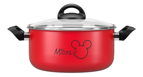 Panela Caçarola Mickey Mouse Antiaderente 20cm 2,65l Disney