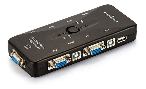 Chaveador Kvm Switch 4 Portas 4 Pcs/cpu Na Mesma Estação