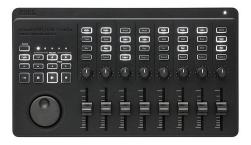 
Controlador MIDI pad Korg NanoKontrol Studio 8 teclas negro