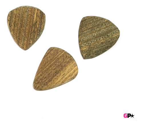 Set 3 Puas Guitarra Bajo Madera Palo Santo Premiun 400 Años Tamaño