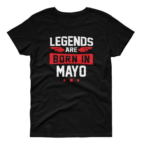 Playera Cumpleaños Legends Are Born In Mayo