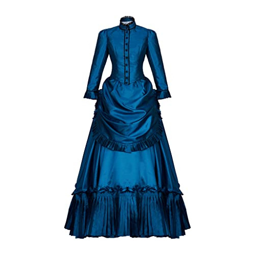 Vestido De Cosplay Hetty De Fantasmas Vestido Vintage Victoriano Con Adorno De Volantes Vestido Gala Guerra Civil Vestido De Baile Southern Belle