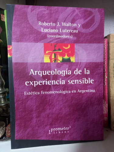 Walton & Lutereau. Arqueología De La Experiencia Sensible.
