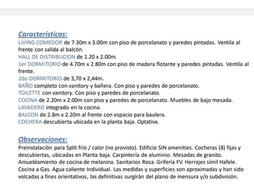 Imagen 26 de 26 de Departamento 3 Ambientes Con 2 Baños A Estrenar