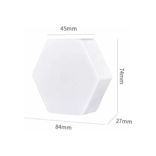 Lámpara De Pared Hexagonal Con Sensor Táctil Control Remoto