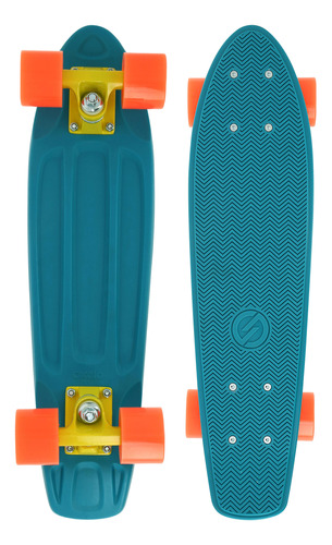 Patineta Cruiser Skateboard Yamba 100 Azul Coral Oxelo