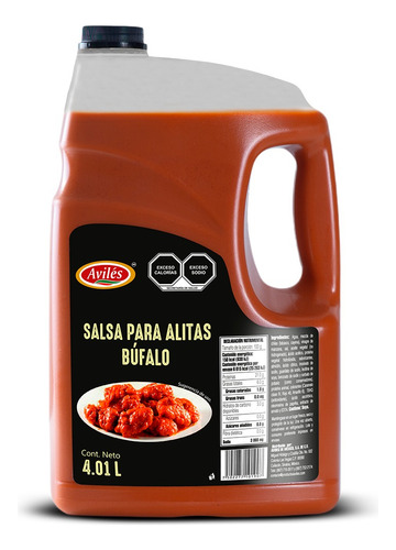 Salsa Para Alitas Sabor Búfalo 4.01 Litros