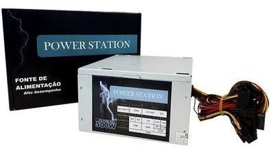 Imagem 1 de 1 de Fonte Atx 500 Watts Power Station Ft500wps