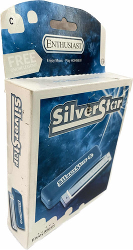 Gaita Harmônica Silverstar - Do (c) - Hohner Novo Original