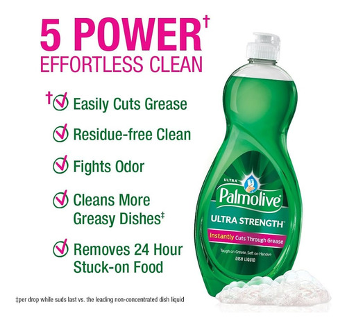 2 Piezas Jabon Para Trastes Palmolive Combo