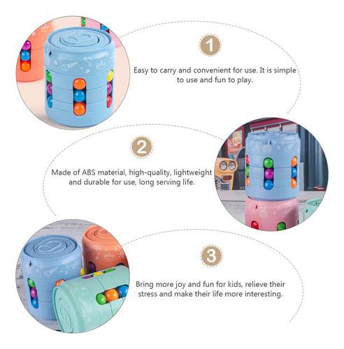 Juguete Educativo Con Forma De Cubo De Frijoles Para Niños C