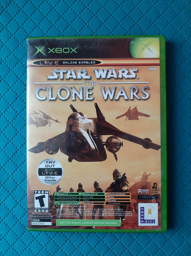 Star Wars Clone Wars + Tetris Xbox Clasico 