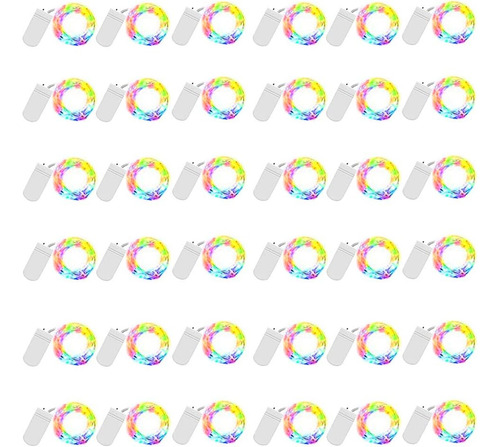 Paquete De 36 Luces De Hadas Led Impermeables