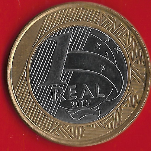 !!! Brasil 1 Real 2015 ( Rio 2016 Futbol ) Imperdible !!! (Usado)