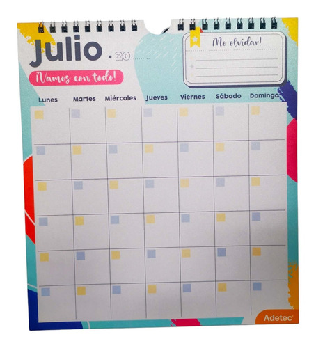 Calendario Planificador Anual Mural + 4 Lapices Paper Mate