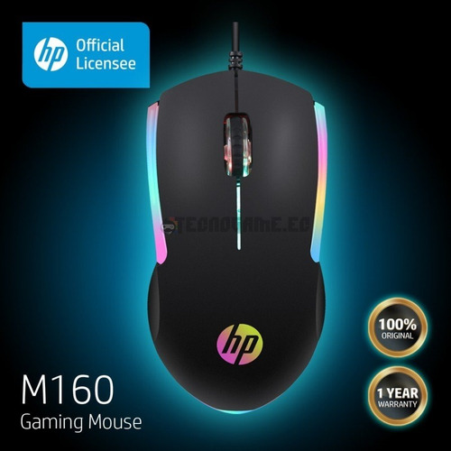 Mouse Hp Gamer Usb Modelo M160 Tienda Fisica