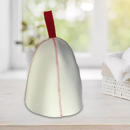 Sombrero De Sauna Accesorios Rojo 23cmx35cm Rojo 23cmx35cm